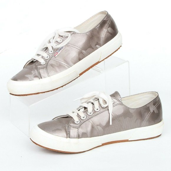 Superga Shoes - Superga Army Camo Lame Fashion Sneakers 9 Casual